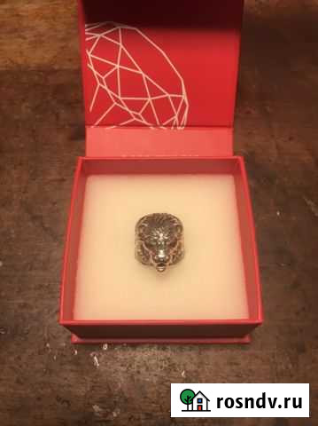 Серебряное кольцо Лев Владимир - изображение 1