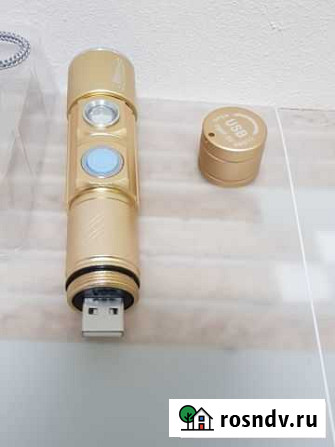 Фонарик с зумом и зарядкой от USB Чита - изображение 1