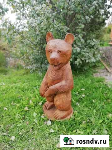 Скульптура из дерева Медвежонок Олонец - изображение 1