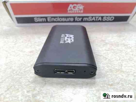 Внешний бокс для msata устройств AgeStar 3ubms1-Bl Нижний Тагил
