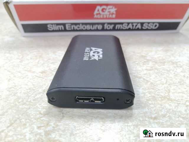 Внешний бокс для msata устройств AgeStar 3ubms1-Bl Нижний Тагил - изображение 1