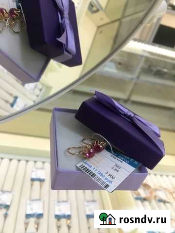 Золотые серьги 583 проба Тамбов - изображение 1