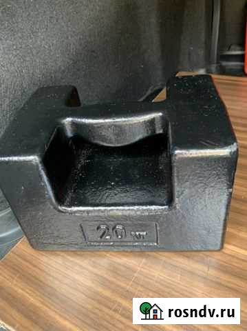 Гиря 20 кг Орехово-Зуево - изображение 1