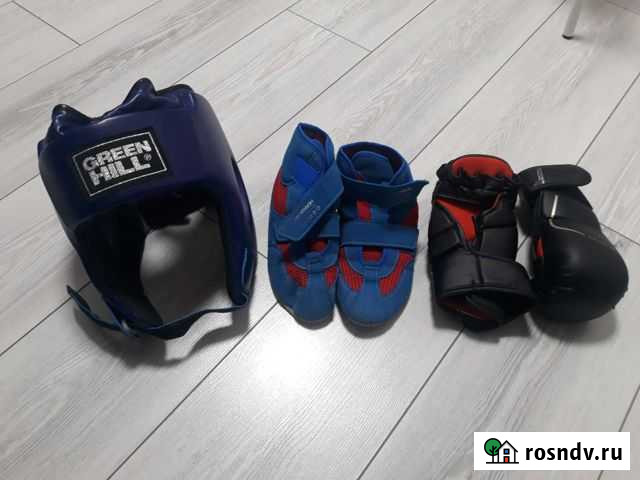Шлем,перчатки,борцовки кимано Краснодар - изображение 1