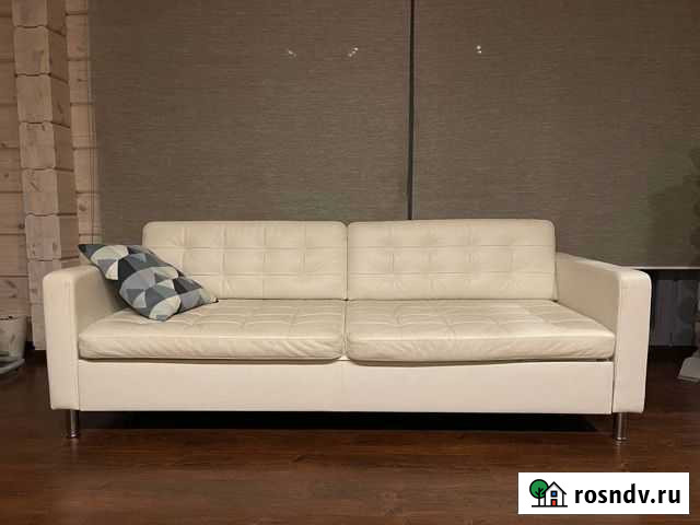 Кожаный диван IKEA landskrona ландскруна Сертолово - изображение 1