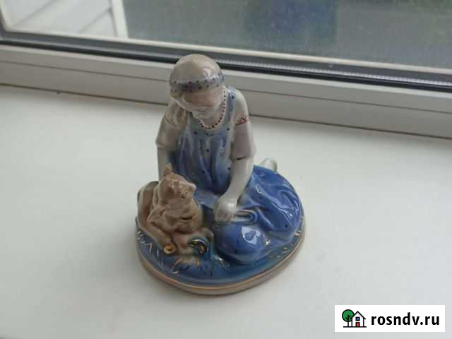 Алёнушка с козленком гжель Домодедово - изображение 1