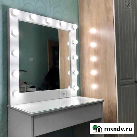 Гримёрный столик для визажиста с гримёрным зеркало Самара - изображение 1