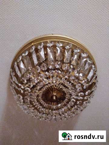 Люстра потолочная из чешского хрусталя Нальчик - изображение 1