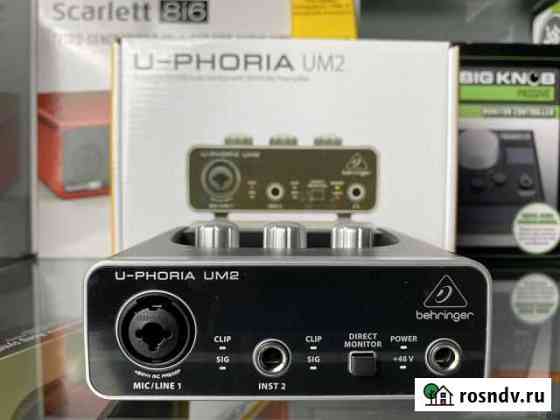 Внешняя Звуковая карта Behringer UM2 Екатеринбург