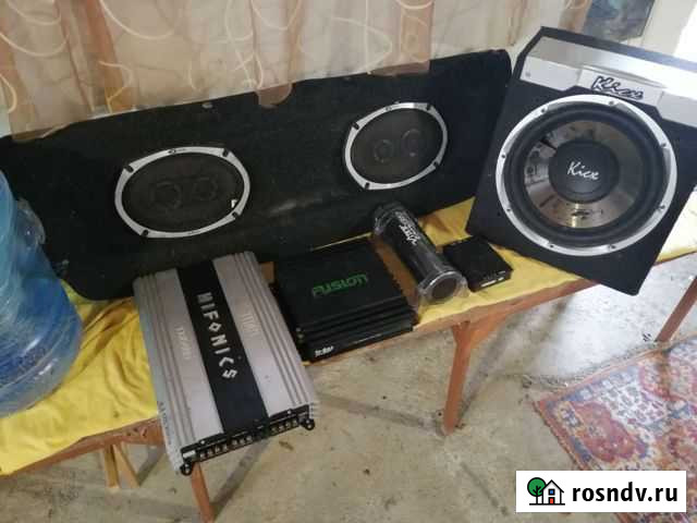 Два усилителя, накопитель, буфер, колонки Белореченск - изображение 1