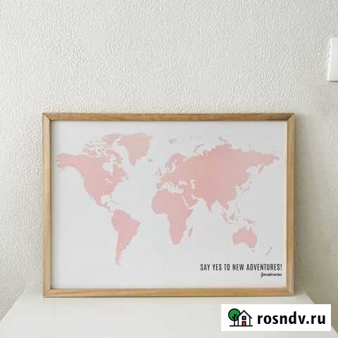 Магнитная доска Карта Мира Stradivarius Йошкар-Ола - изображение 1