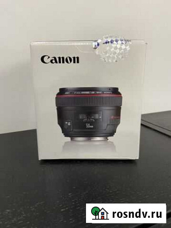 Объектив canon 50mm 1.2 L Энгельс - изображение 1