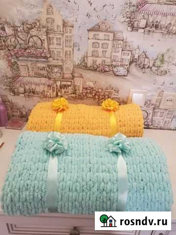 Плед детский вязаный Хабаровск - изображение 1