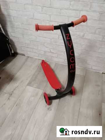Самокат с круглой ручкой на 5-8 лет Балашиха - изображение 1