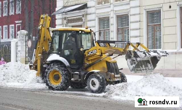 Уборка снега эксковатором Шуя - изображение 1