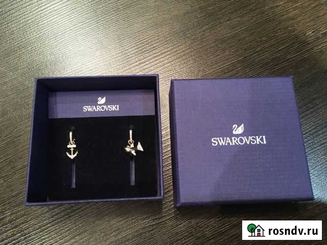 Серьги Swarovski Ocean Shark Красногорск - изображение 1