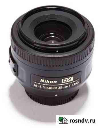 Объектив Nikon AF-S DX Nikkor 35mm f/1.8G Тольятти