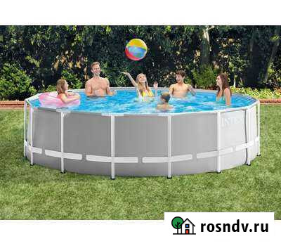 Каркасный бассейн intex 457х122 см Краснодар - изображение 1
