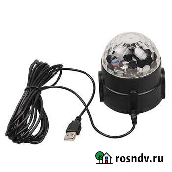 Светомузыка комнатная - светодиодный диско-шар usb Нижний Новгород - изображение 1