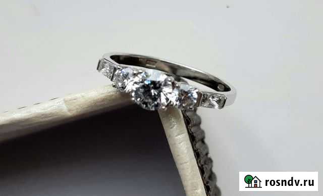 Кольцо с цирконом Саратов - изображение 1