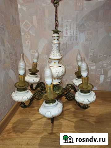 Люстра фарфор и бронза Севастополь - изображение 1