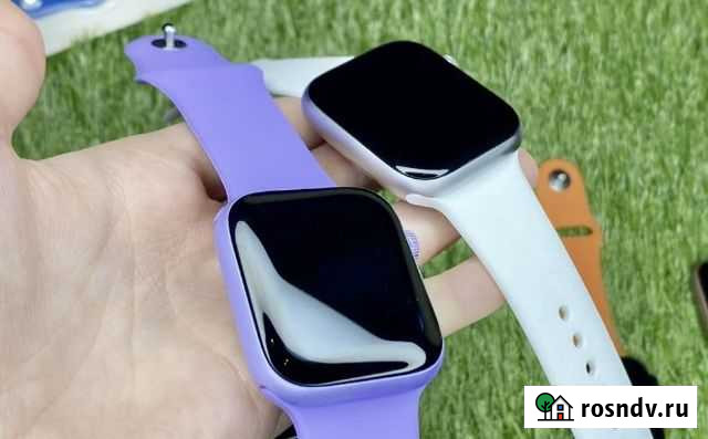 Смарт часы apple watch 7 “белые» Ульяновск - изображение 1