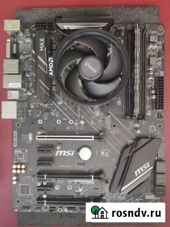 Материнская плата x470 + Ryzen 2600 + куллер Хабаровск - изображение 1