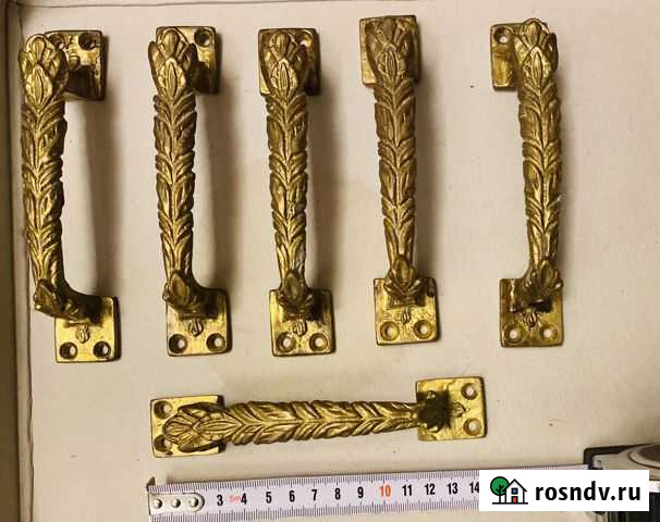 Антикварные Латунные ручки и петли для дверей Красногорск - изображение 1