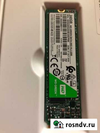 Ssd m2 240GB (240 гб SSD M.2 накопитель WD Green) Боголюбово - изображение 1
