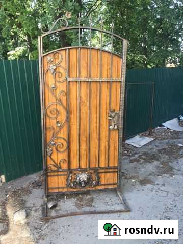 Калитка с кованными элементами Кузнецк - изображение 1
