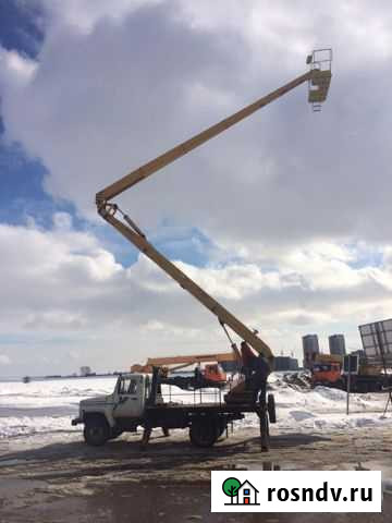 Автовышка, Услуги автовышки, услуги автокрана Урал Аша - изображение 1