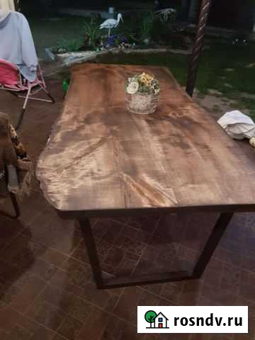 Стол из пламенной березы Барнаул - изображение 1