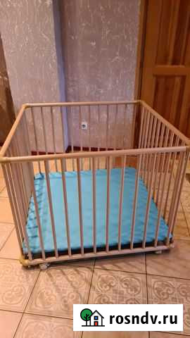 Манеж kettler деревянный 4-х секционный Видное - изображение 1