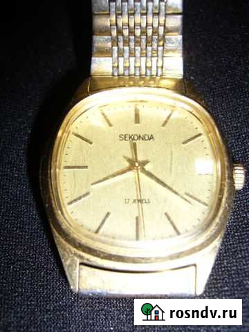 Секунда жёлтое напыление с браслетом, 17 камней Симферополь - изображение 1