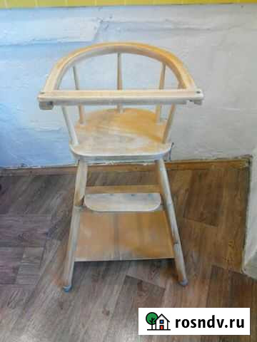 Деревянный стульчик трансформ для кормления Снежногорск - изображение 1