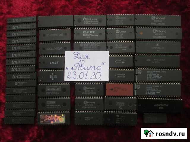 Микросхемы старинные для ремонта компьютеров Новокузнецк - изображение 1