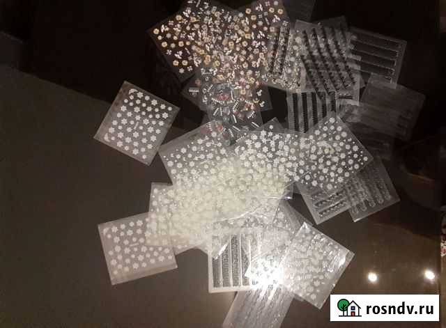 Новогодние наклейки для ногтей Глазов - изображение 1