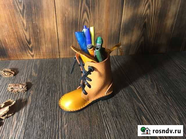 Карандашница. Натуральная кожа Севастополь - изображение 1