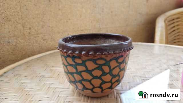 Горшок керамический 1 литр. Очень красивый Смоленск - изображение 1