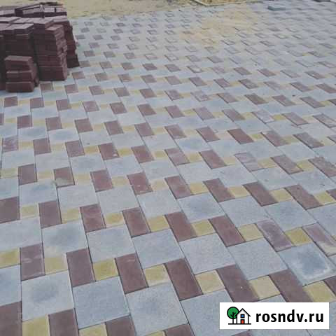 Укладка брусчатки и бордюра Волгоград - изображение 1