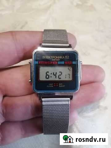 Часы электроника 52 сигнал Ступино - изображение 1