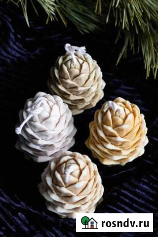 Свечи шишка заснеженная Красноярск - изображение 1