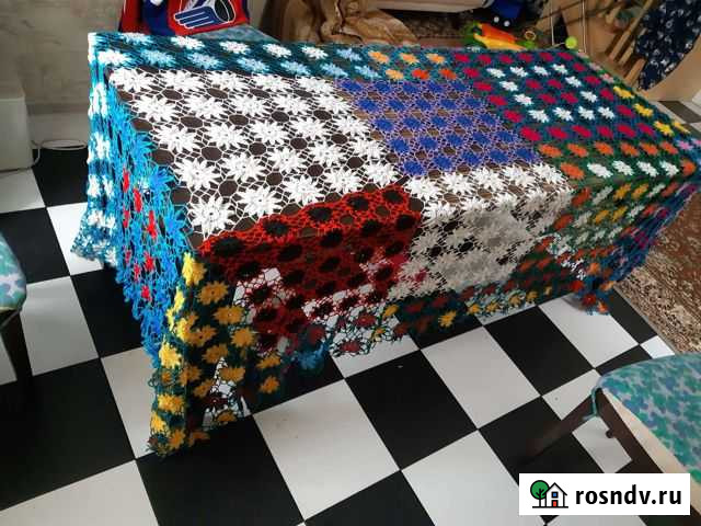 Скатерть или накидка на диван ручной работы Калуга - изображение 1