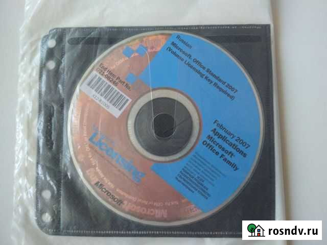 Диск OLP Office 2007 Standard Краснодар - изображение 1