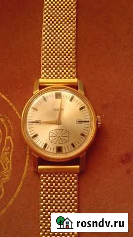 Позолоченные часы СССР Победа Элиста - изображение 1