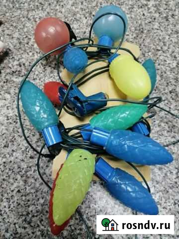 Елочная гирлянда СССР Калуга - изображение 1