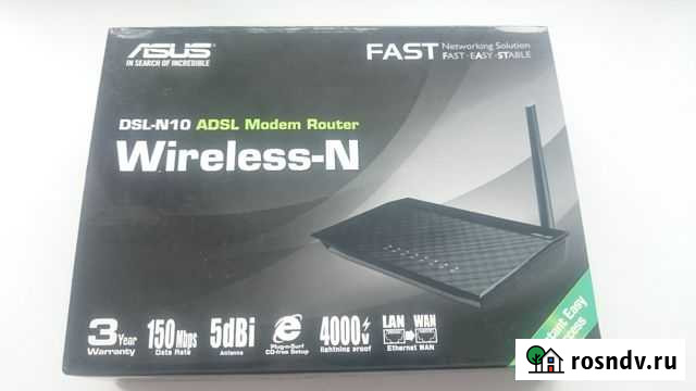 Asus dsl-n10 + wi-fi (Annex A\M) Ирбит - изображение 1