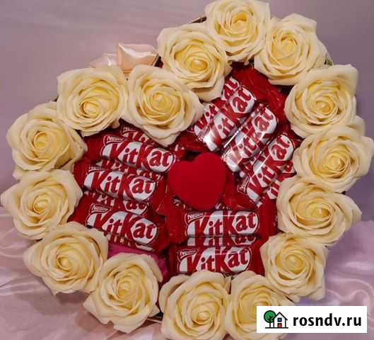 Розы шампань композиция Моздок - изображение 1