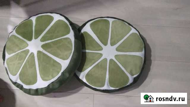 Подушечка интерьерная Лайм. диаметр 40 см Краснодар - изображение 1