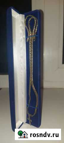 Серебряная цепочка с крестиком Лиски - изображение 1